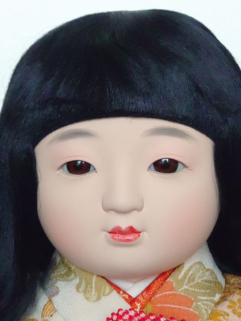 【パコ】松寿作 市松人形 「浪花のいちまさん」立ち、座り2体セット