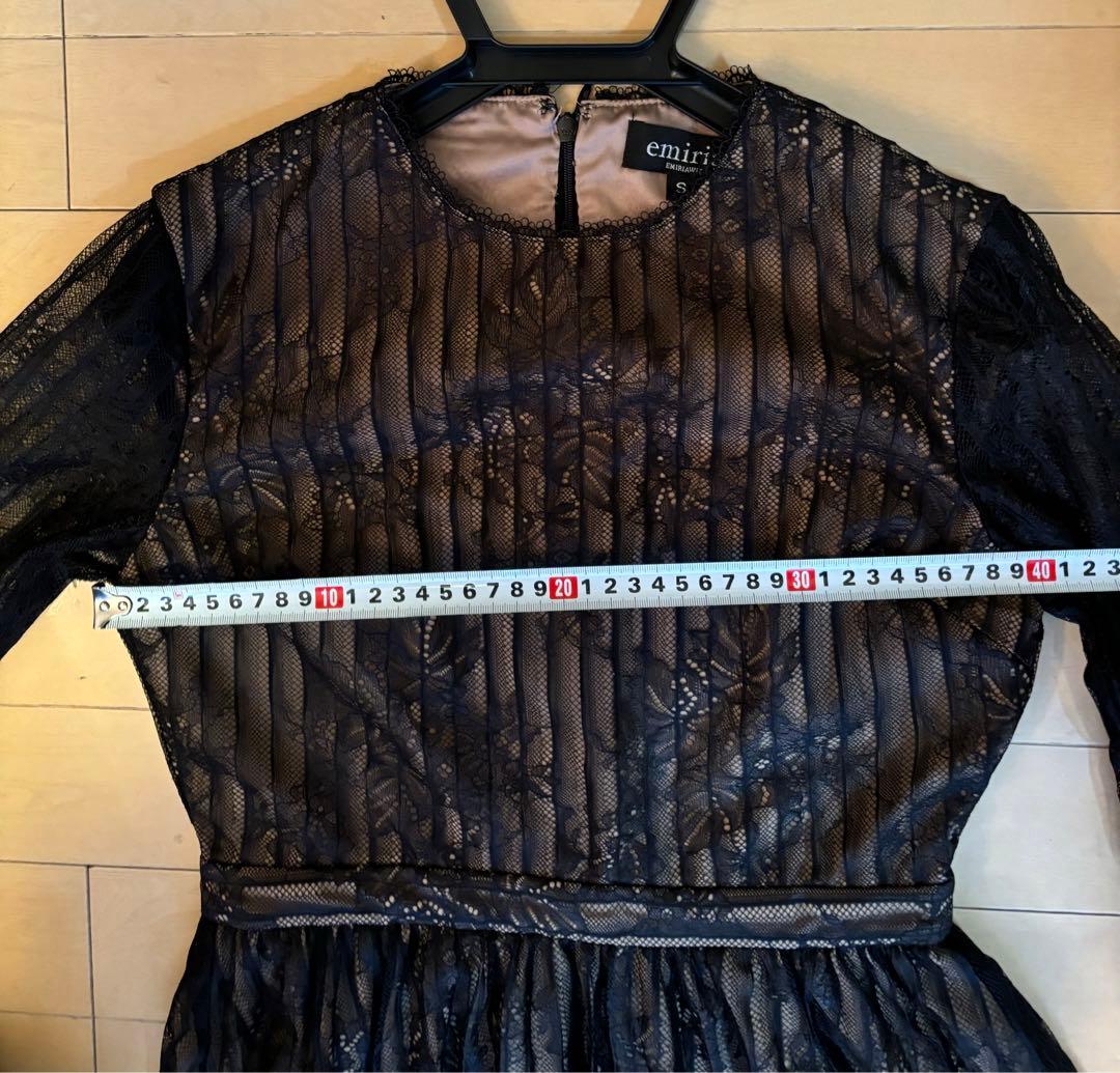 エミリアウィズ　emiriawiz レース　黒　ワンピース