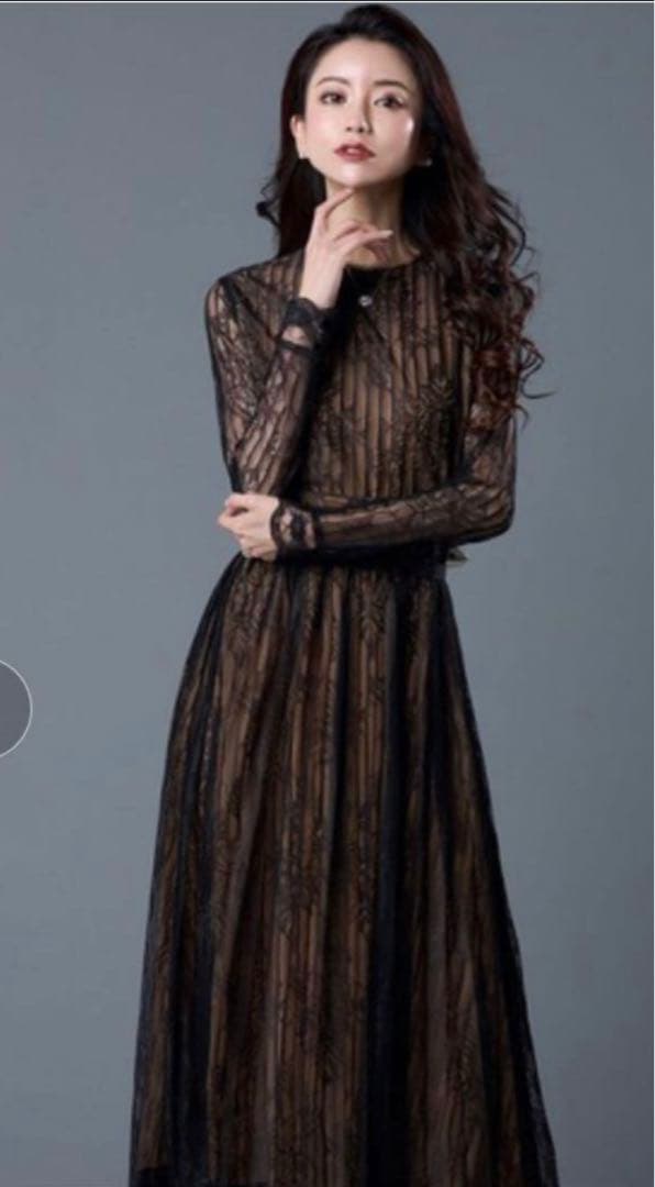 エミリアウィズ　emiriawiz レース　黒　ワンピース