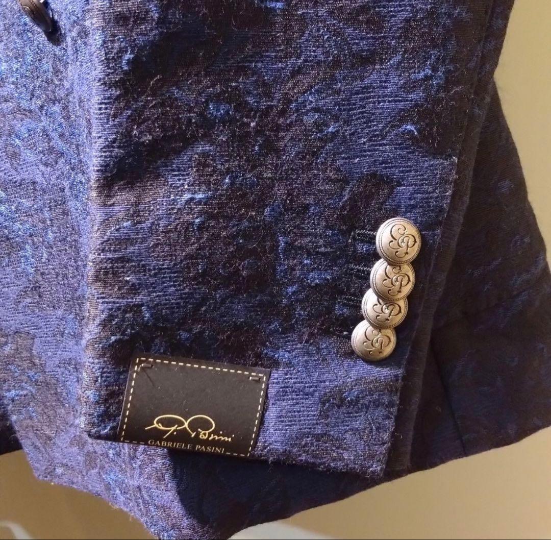 新品！Gabriele Pasini ジャガード織りダブル ジャケット 46