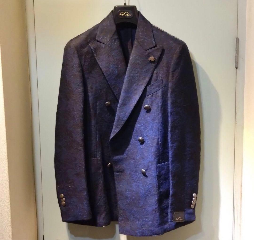 新品！Gabriele Pasini ジャガード織りダブル ジャケット 46