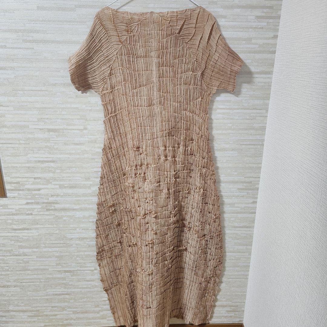 【L】イッセイミヤケ ワンピース プリーツ加工