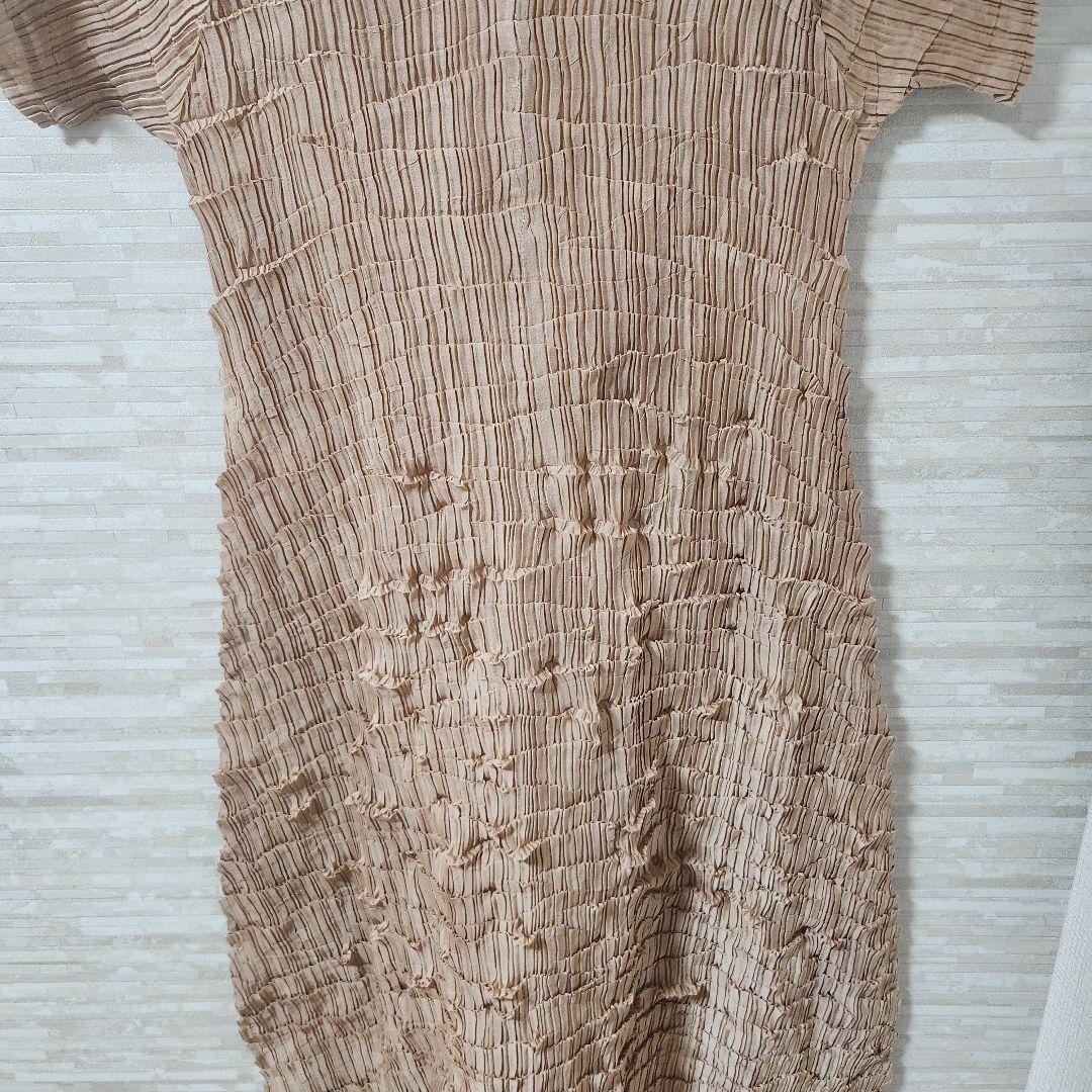 【L】イッセイミヤケ ワンピース プリーツ加工