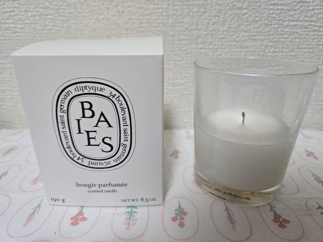 diptyque　 キャンドルホルダー　キャンドル付き