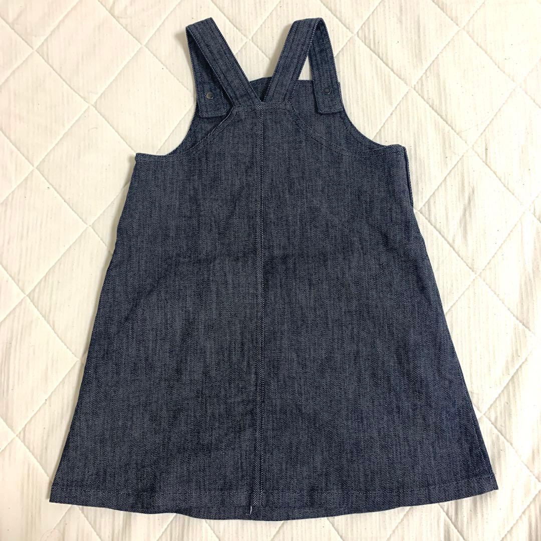 DIOR デニム ジャンパースカートワンピース 6A 6歳 110-120サイズ