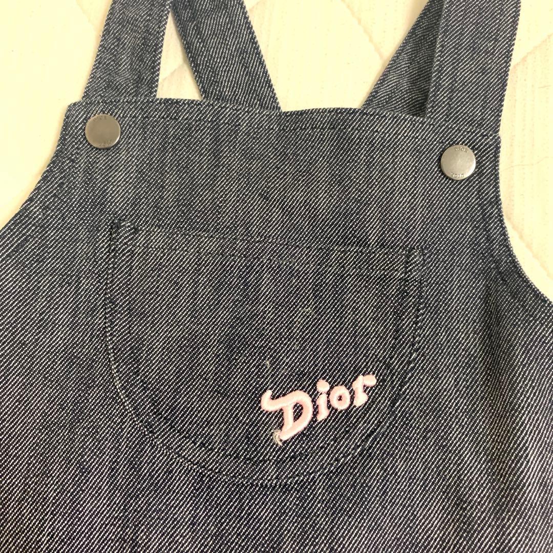 DIOR デニム ジャンパースカートワンピース 6A 6歳 110-120サイズ