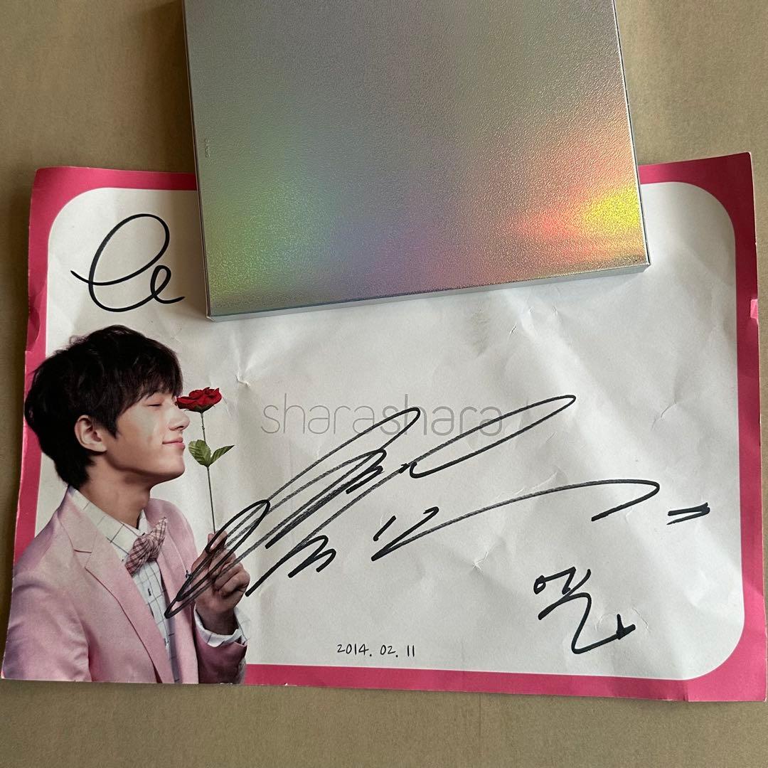 INFINITE L ミョンス　直筆サイン　レア