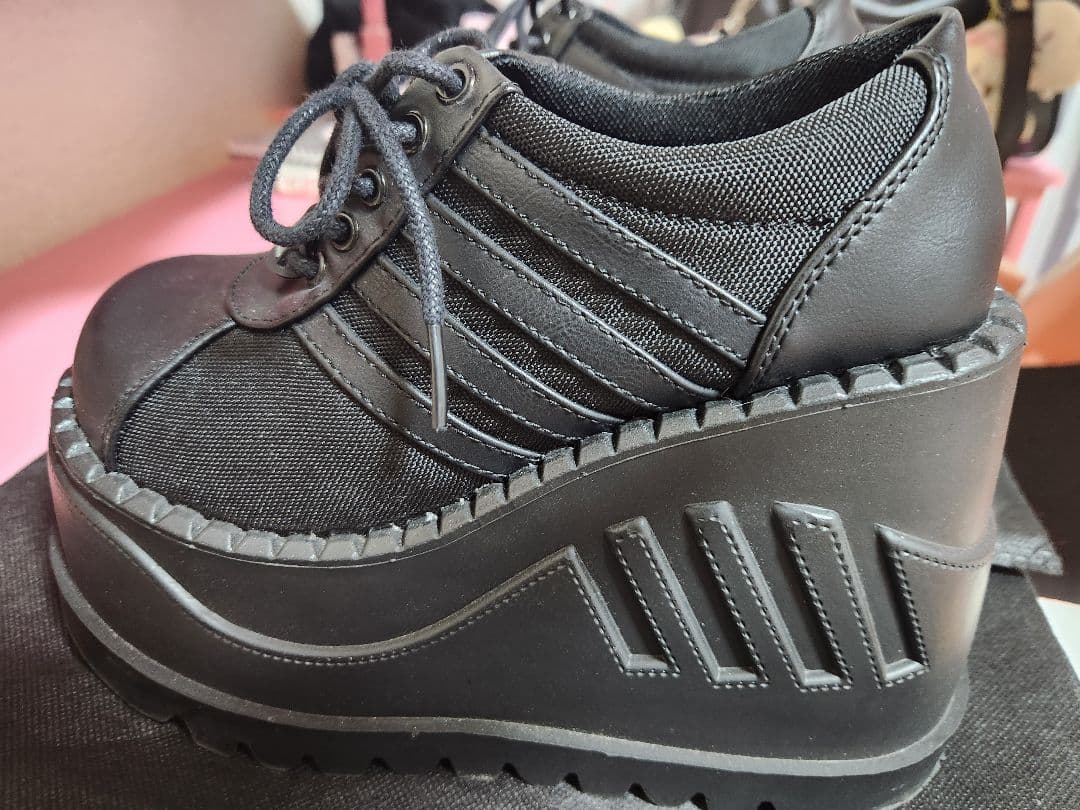 demonia デモニア 厚底スニーカー　箱付き　23.5cm