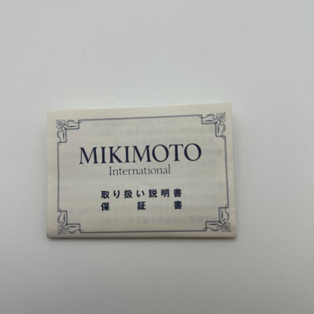 美品 ミキモト 2連レザー 新品電池 レディース腕時計 シルバー 箱説付 希少