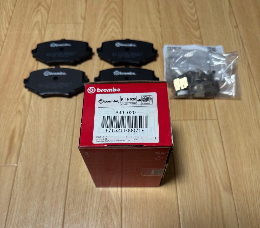 brembo ブレーキパッド P49 020 021セット　NBロードスター用？