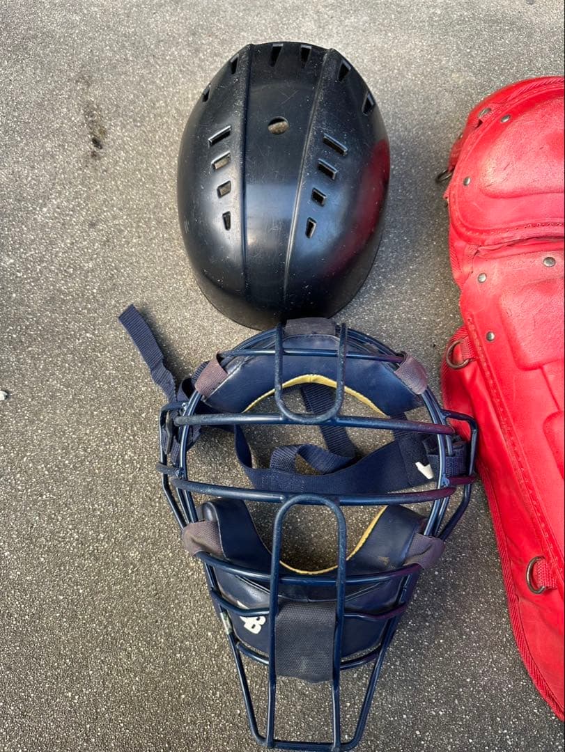 軟式用　キャッチャー防具セット