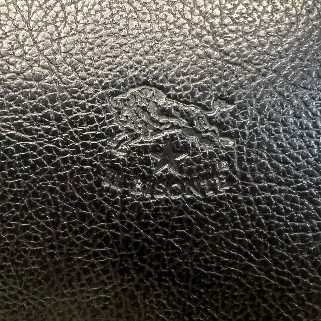 未使用級✨イルビゾンテ ショルダーバッグ サコッシュ レザー ブラック