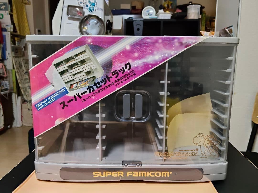 スーパーカセットラック　スーパーファミコンカセット専用収納ラック