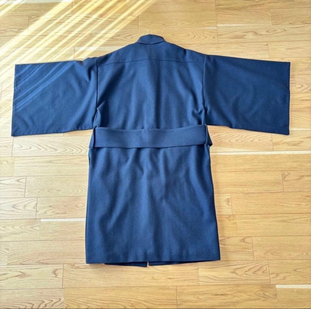 SOU・SOU ソウソウ コート 梳毛綾織 角袖外套 深紺 男女兼用M 新品同様