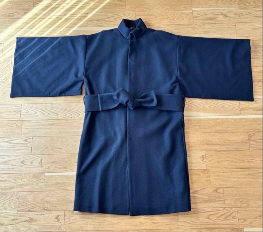 SOU・SOU ソウソウ コート 梳毛綾織 角袖外套 深紺 男女兼用M 新品同様