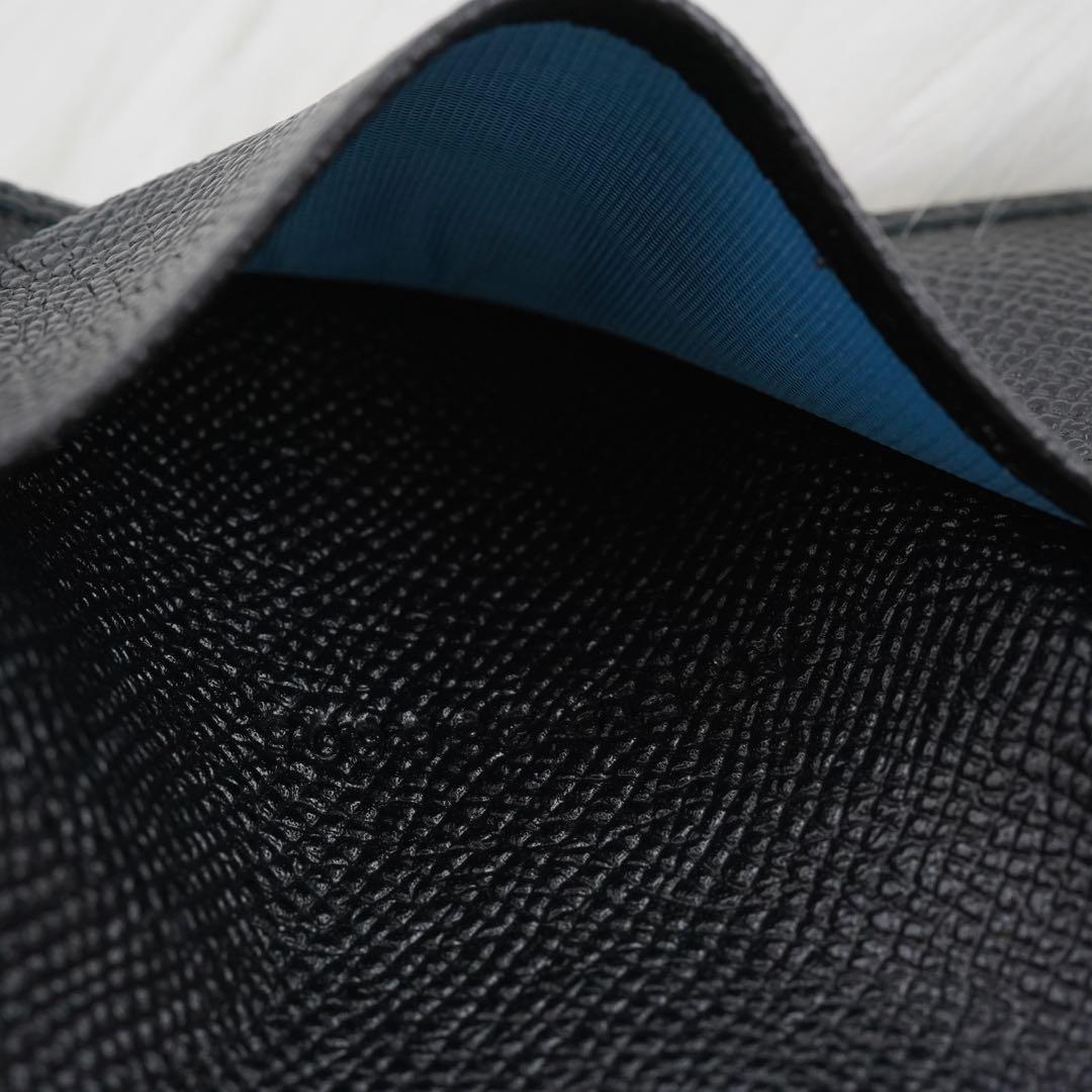 未使用品　箱付き　BVLGARI ブルガリ　キーケース　ブラック　シルバー金具