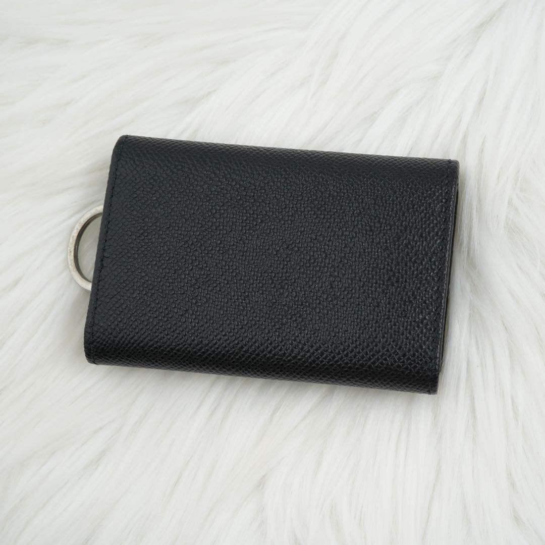未使用品　箱付き　BVLGARI ブルガリ　キーケース　ブラック　シルバー金具