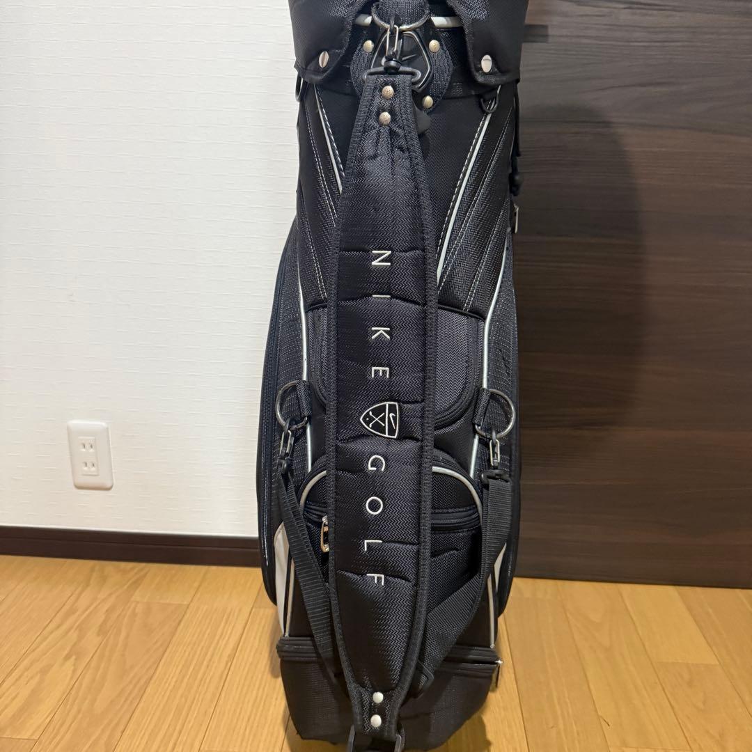 Nike キャディバッグ ゴルフバッグ 黒/白