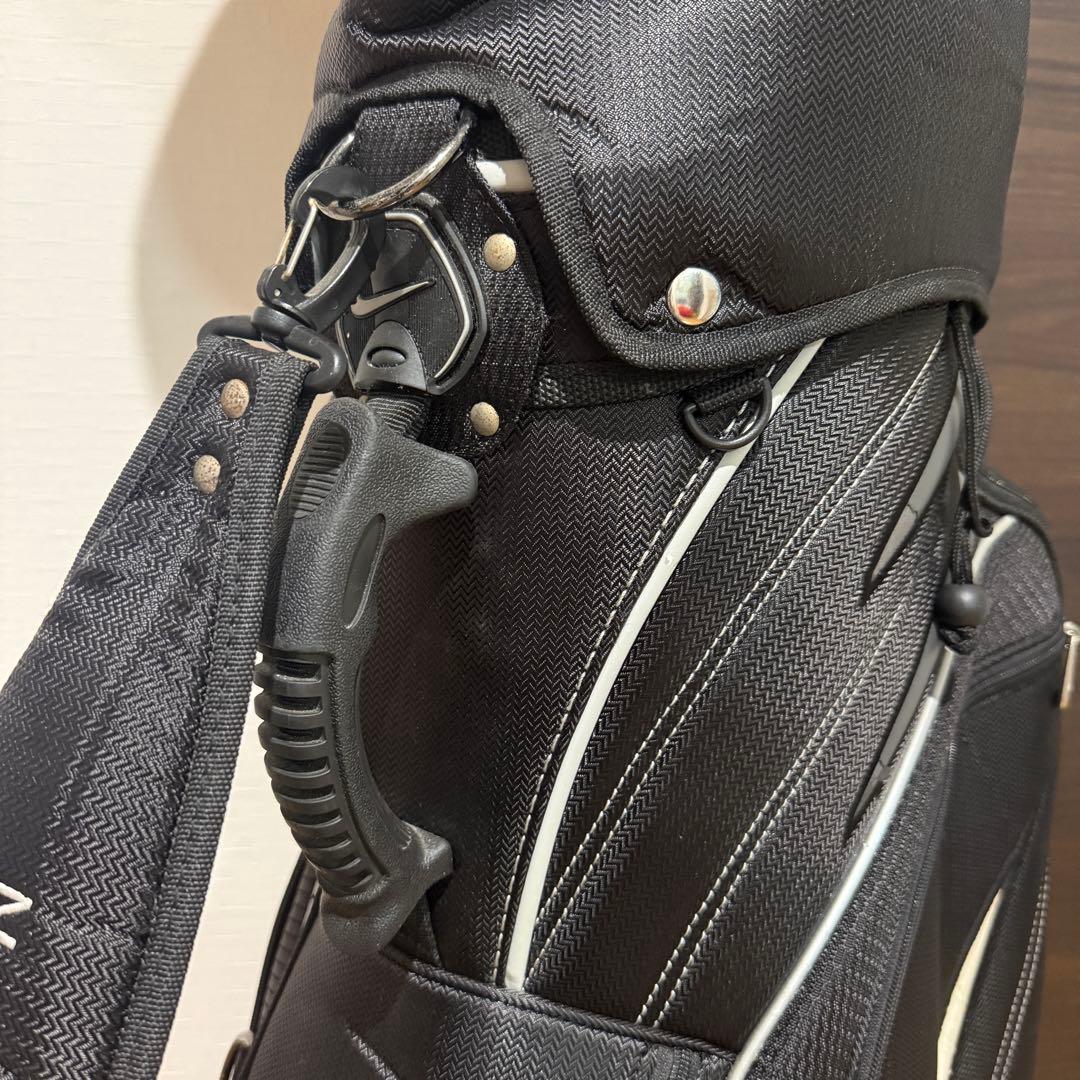 Nike キャディバッグ ゴルフバッグ 黒/白
