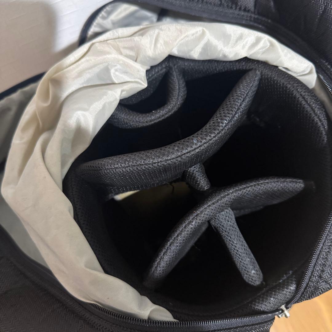 Nike キャディバッグ ゴルフバッグ 黒/白