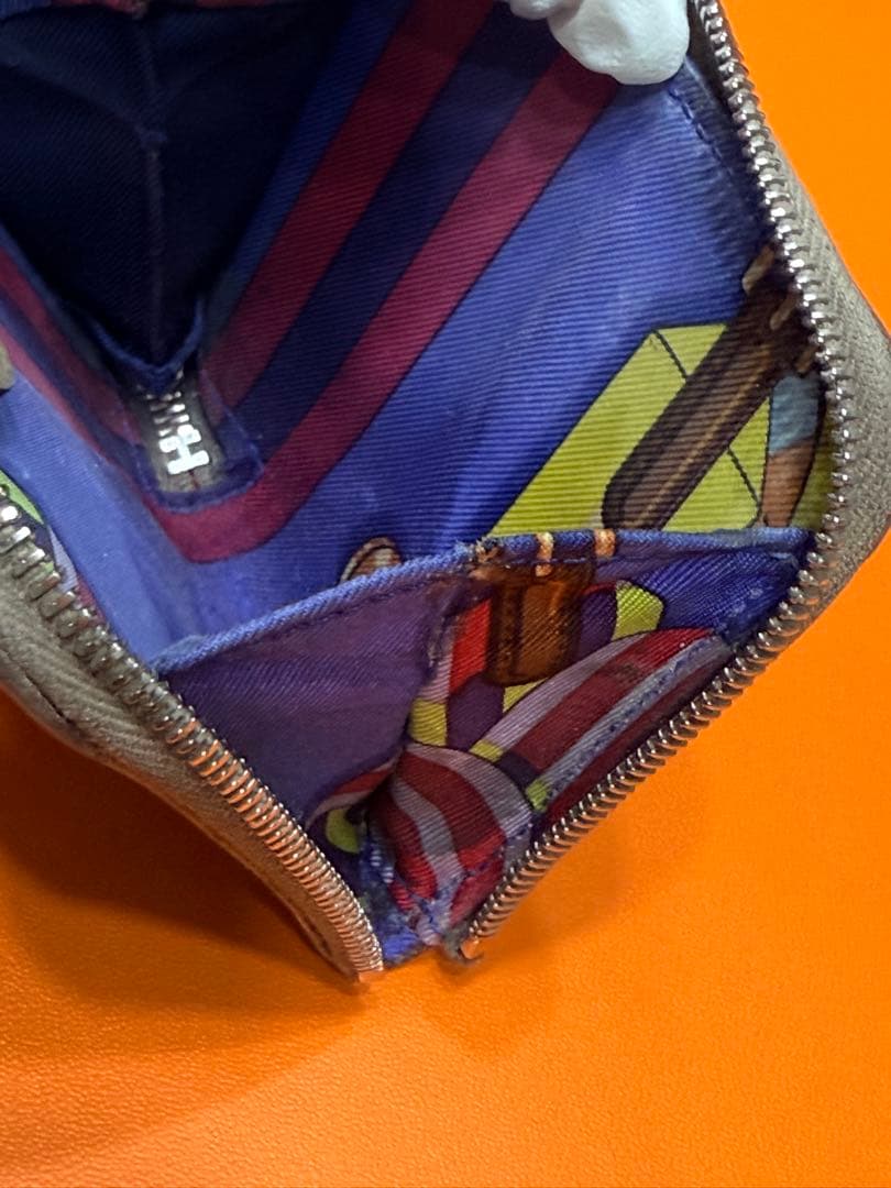 エルメス アザップコンパクト レザー 財布 正規品 ケース