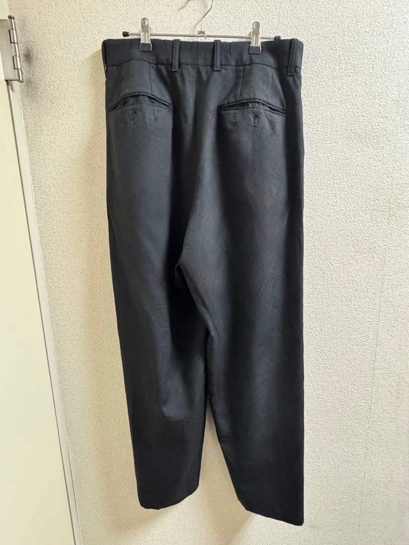 パンツ BELTED WIDE STRAIGHT TROUSERS