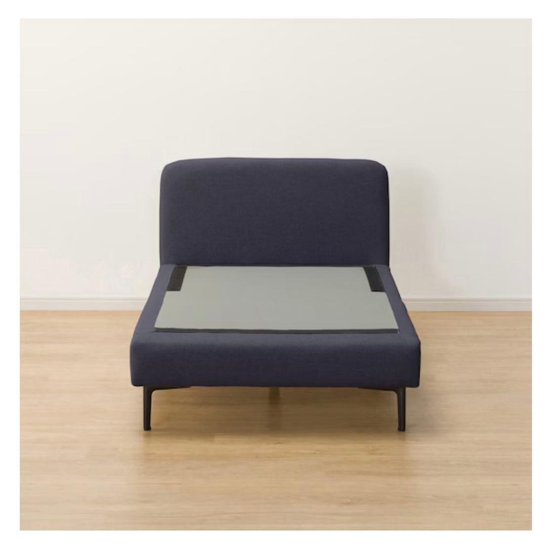 【美品】ニトリ ソファー MS01 シェーズ ロング肘なし Nシールド DBL