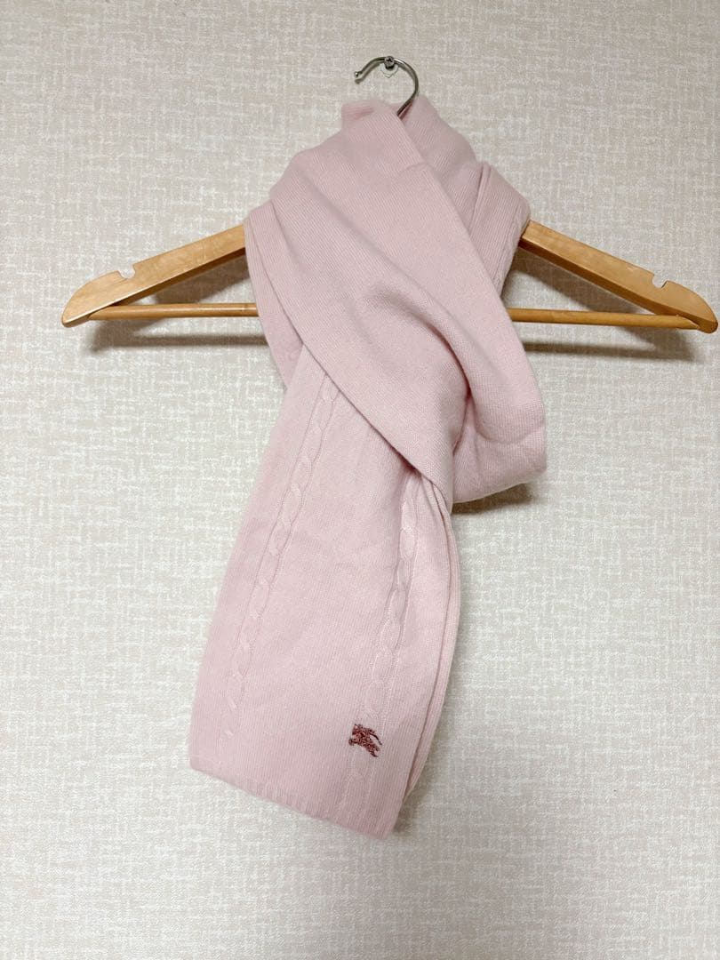 ❤️新品未使用❤️BURBERRY BLUE LABEL ロングマフラー ピンク
