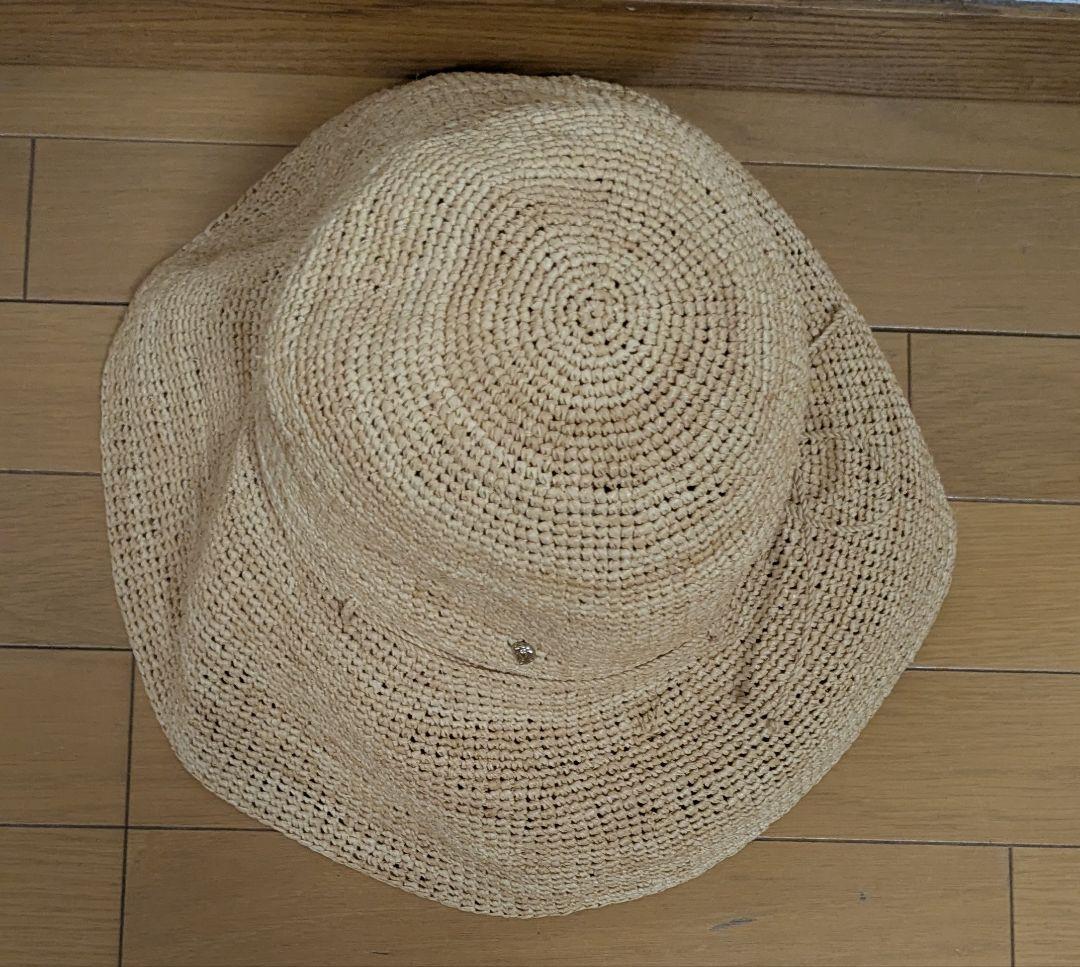 ［ヘレンカミンスキー］ナチュラルベージュ ラフィアハット