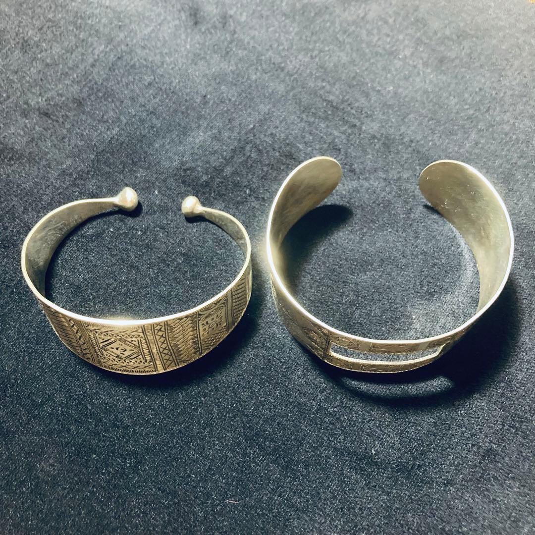 【モロッコ直輸入】トゥアレグ族シルバーバングル