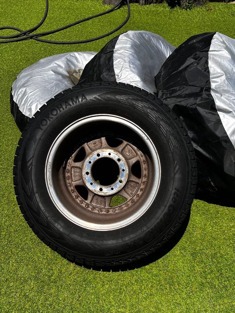 希少！15×7JJ+35 ジムニースタッドレスタイヤ＆ホイール4本セット