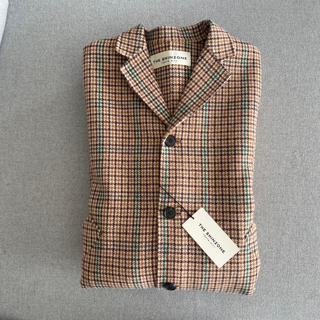 新品 ザ シンゾーン クラブコート チェック コート チェック チェスター