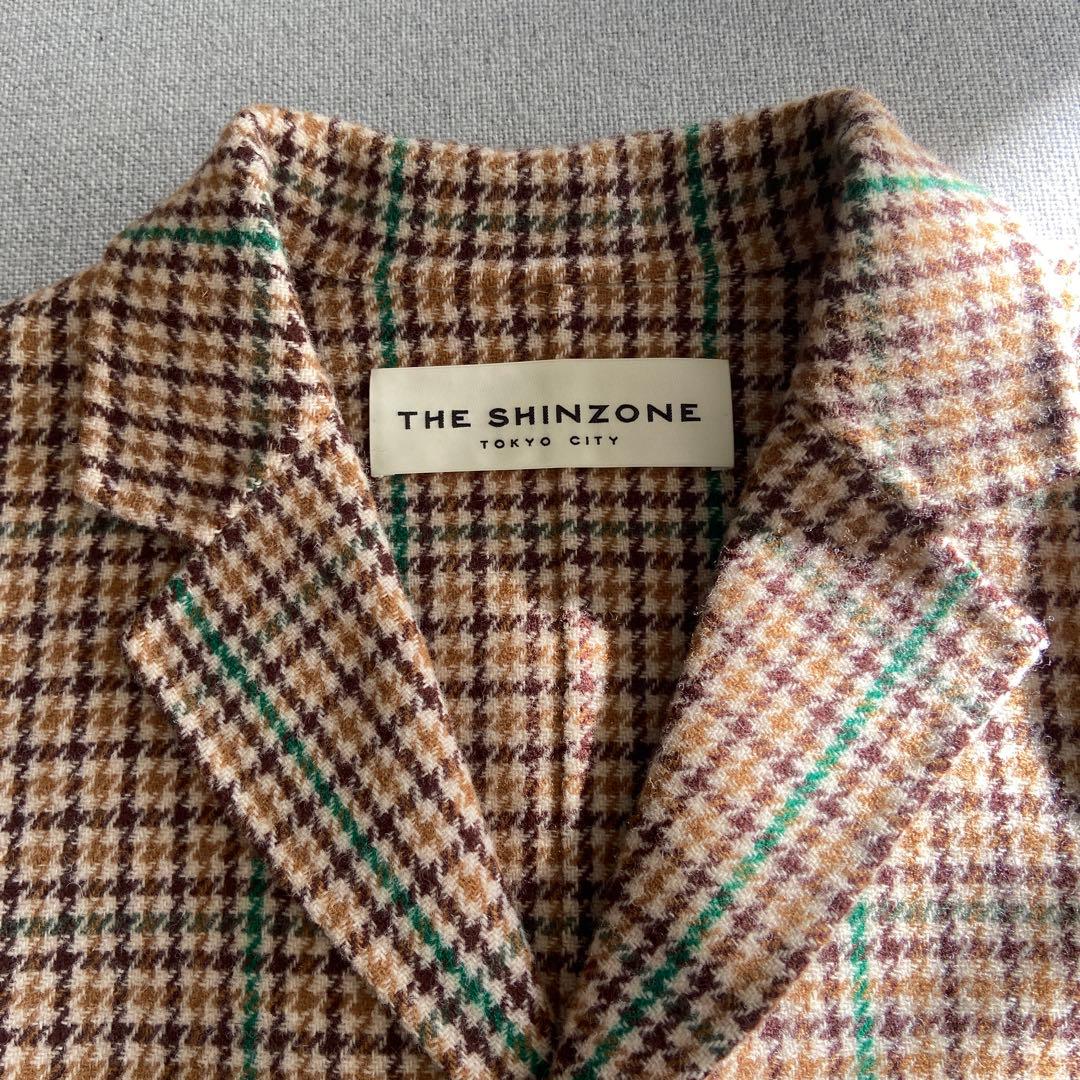 新品 ザ シンゾーン クラブコート チェック コート チェック チェスター
