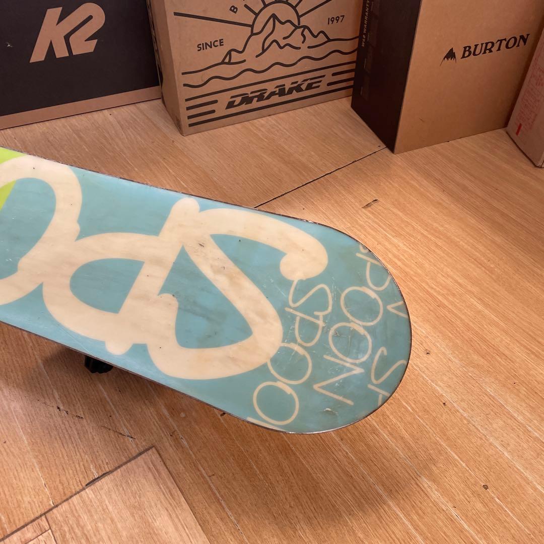 SPOON×ZUMA　キッズスノーボードセット　バイン付3点セット