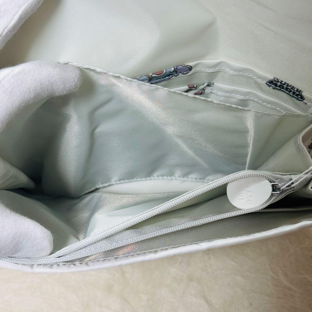 ジェラートピケ　スーパーマリオ　ヨッシー柄母子手帳ケースL マルチケース