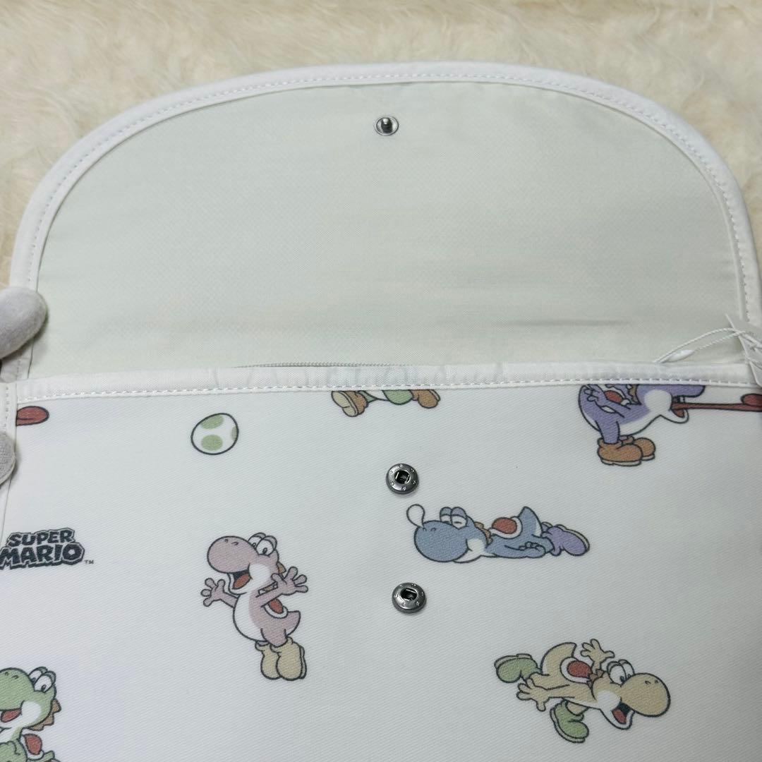 ジェラートピケ　スーパーマリオ　ヨッシー柄母子手帳ケースL マルチケース