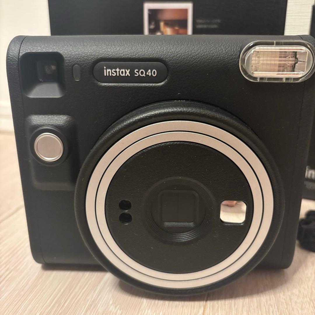 【箱・ケース付】FUJIFILM instax SQUARE SQ 40 チェキ