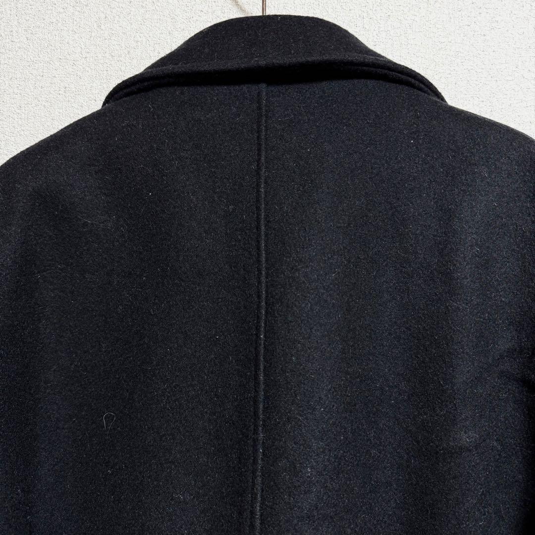 USA製 Schott ピーコート ウールコート ブラック メンズ 44