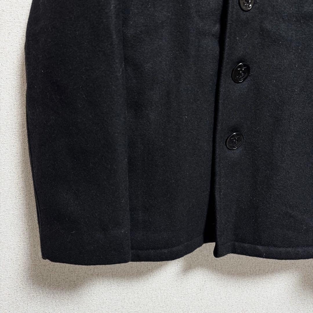 USA製 Schott ピーコート ウールコート ブラック メンズ 44