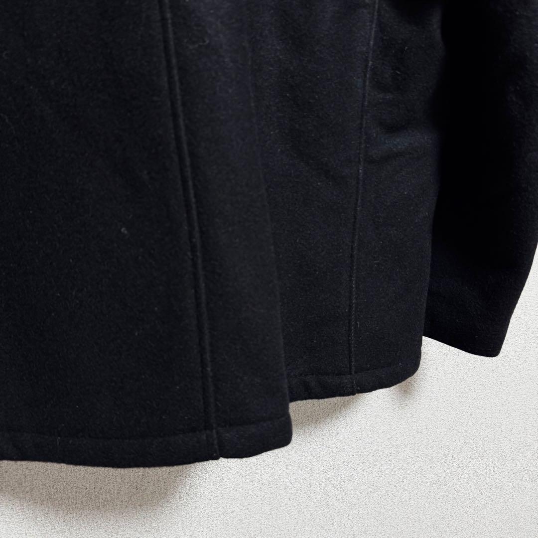 USA製 Schott ピーコート ウールコート ブラック メンズ 44