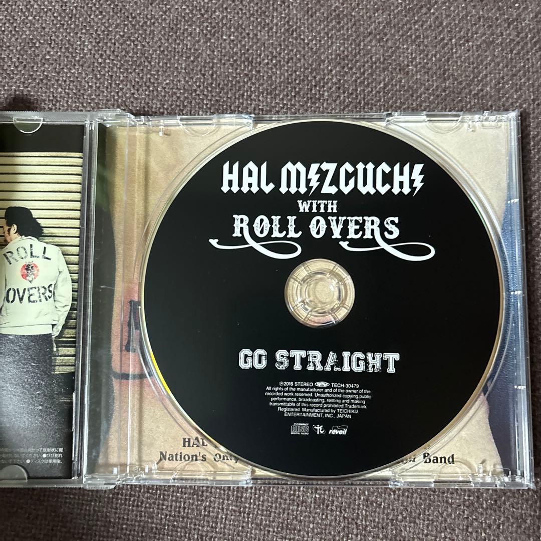 水口晴幸with ROLL OVERS『GO STRAIGHT』　直筆サイン入り