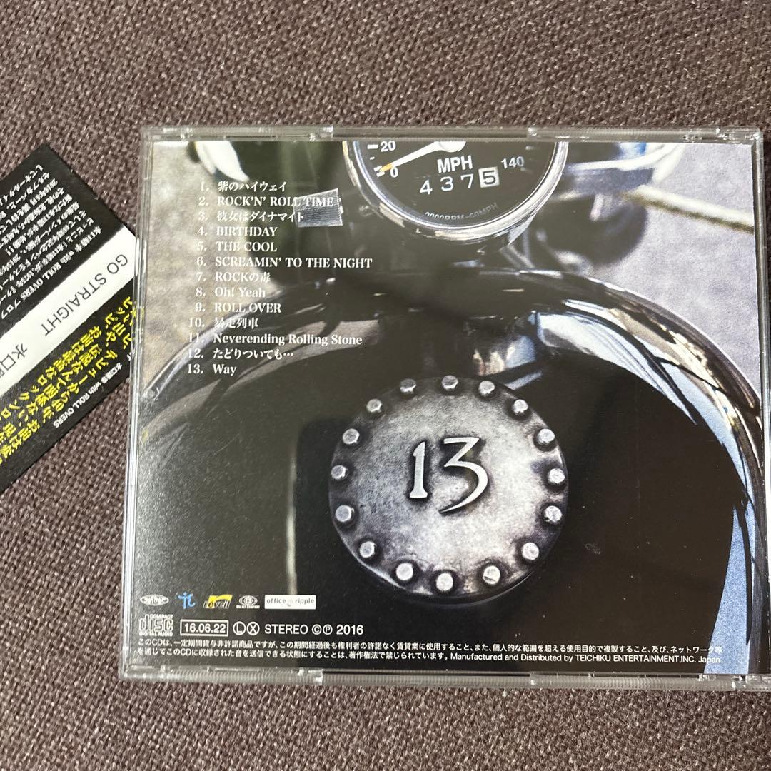 水口晴幸with ROLL OVERS『GO STRAIGHT』　直筆サイン入り