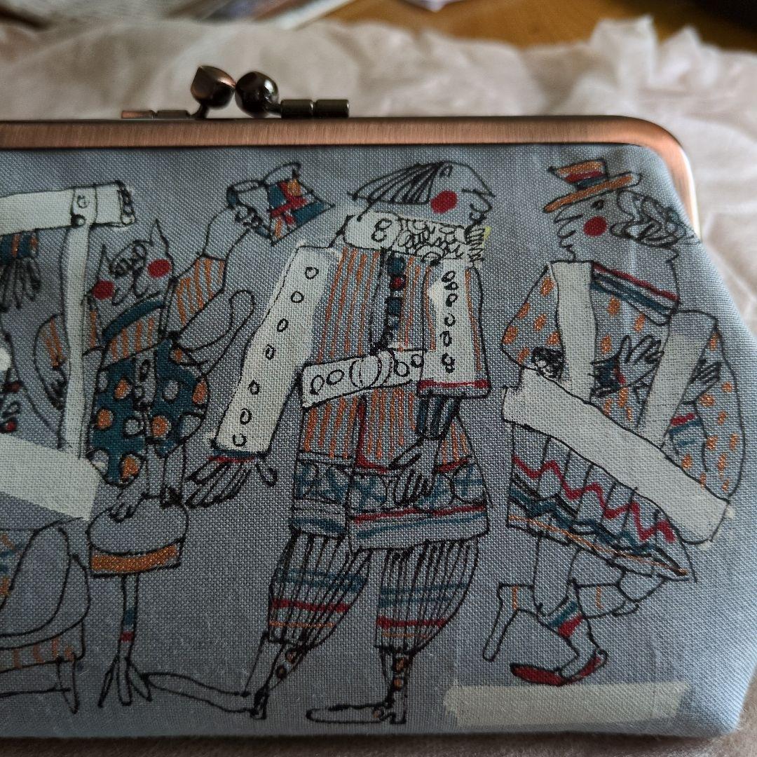 harunachico イラスト入りがま口財布