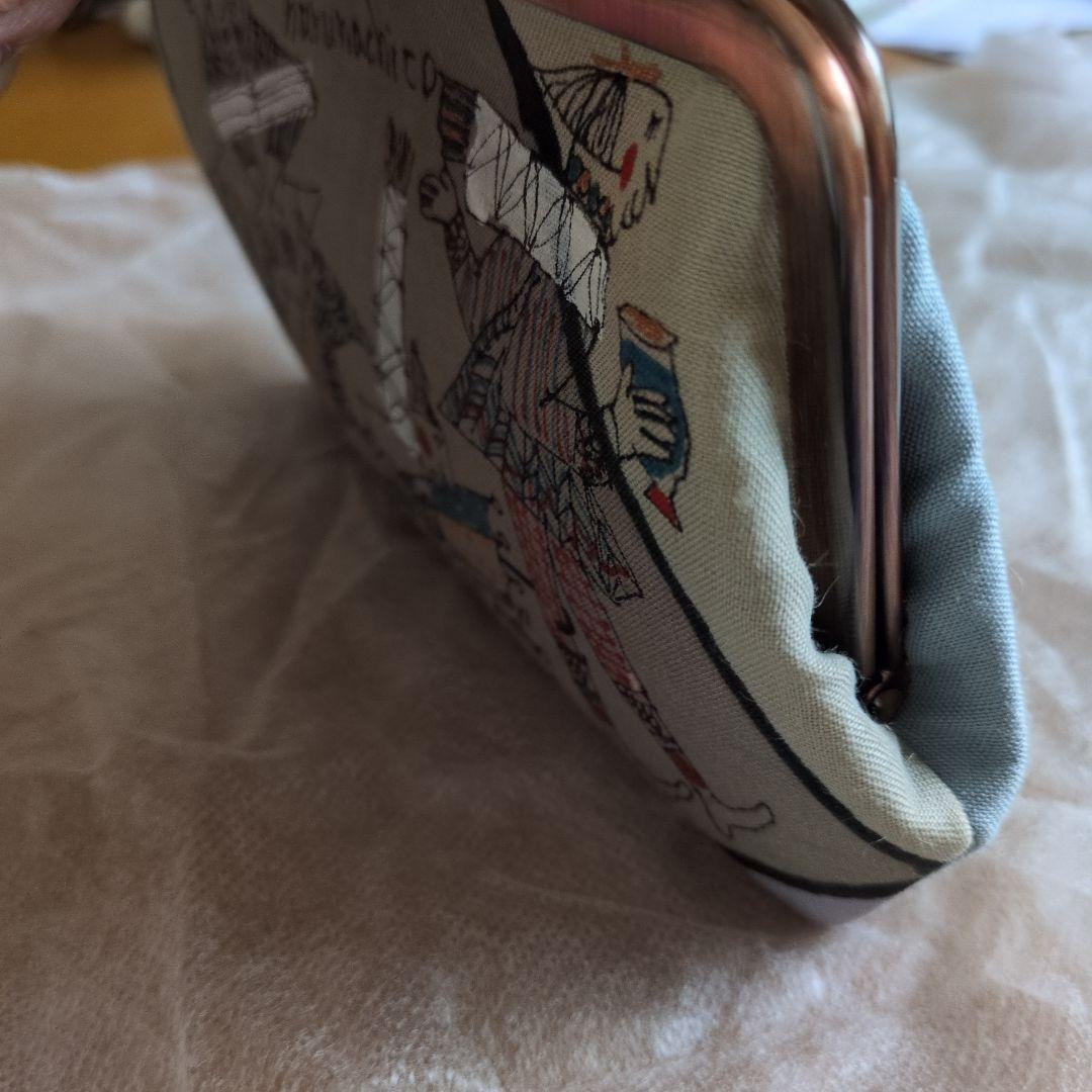 harunachico イラスト入りがま口財布