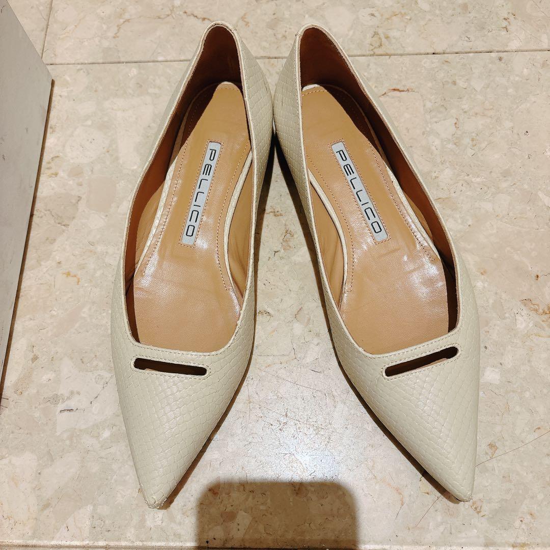 PELLICO ANIMA ポインテッドトゥパンプス 37.5