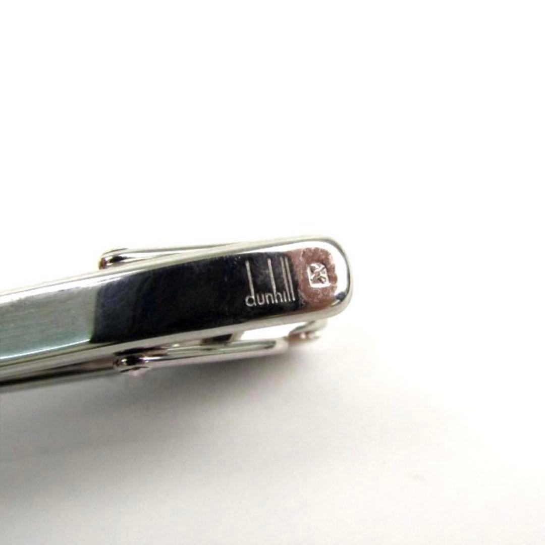 美品✨大人気ダンヒル ネクタイピン ロゴ シルバー ブラック ドイツ製高級感希少