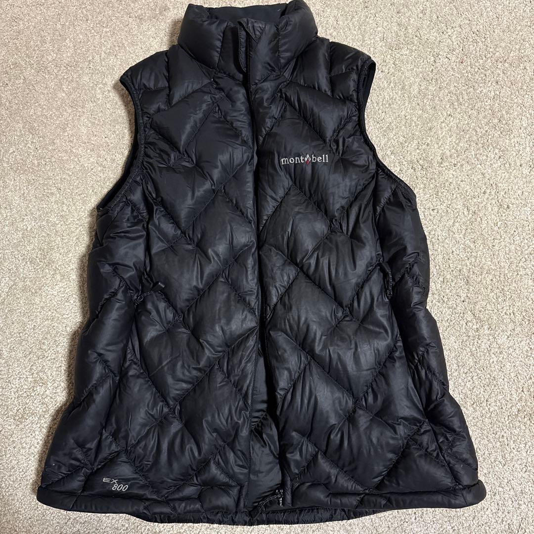 mont-bell ライトアルパインダウンベスト レディース　黒 M