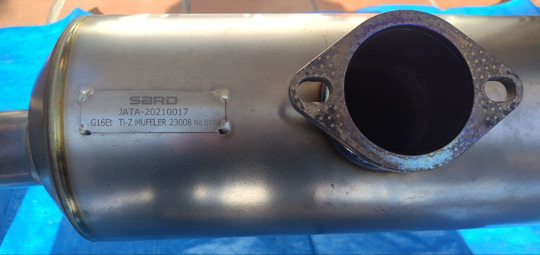 K*O様 GRヤリス GXPA16 前期用 SARD フルチタンマフラー