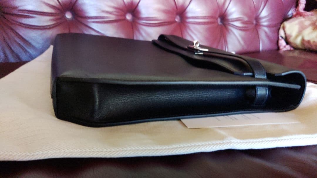 ❤️2022/刻印U/エルメスDepeche36ノワ-ル金具パラジウム本店で購入