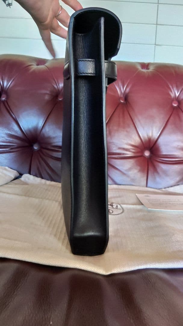 ❤️2022/刻印U/エルメスDepeche36ノワ-ル金具パラジウム本店で購入